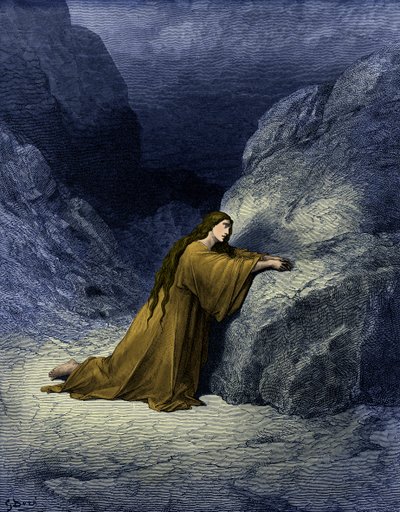 Mary Magdalene, the Repentant Sinner - Bible by Gustave Dore